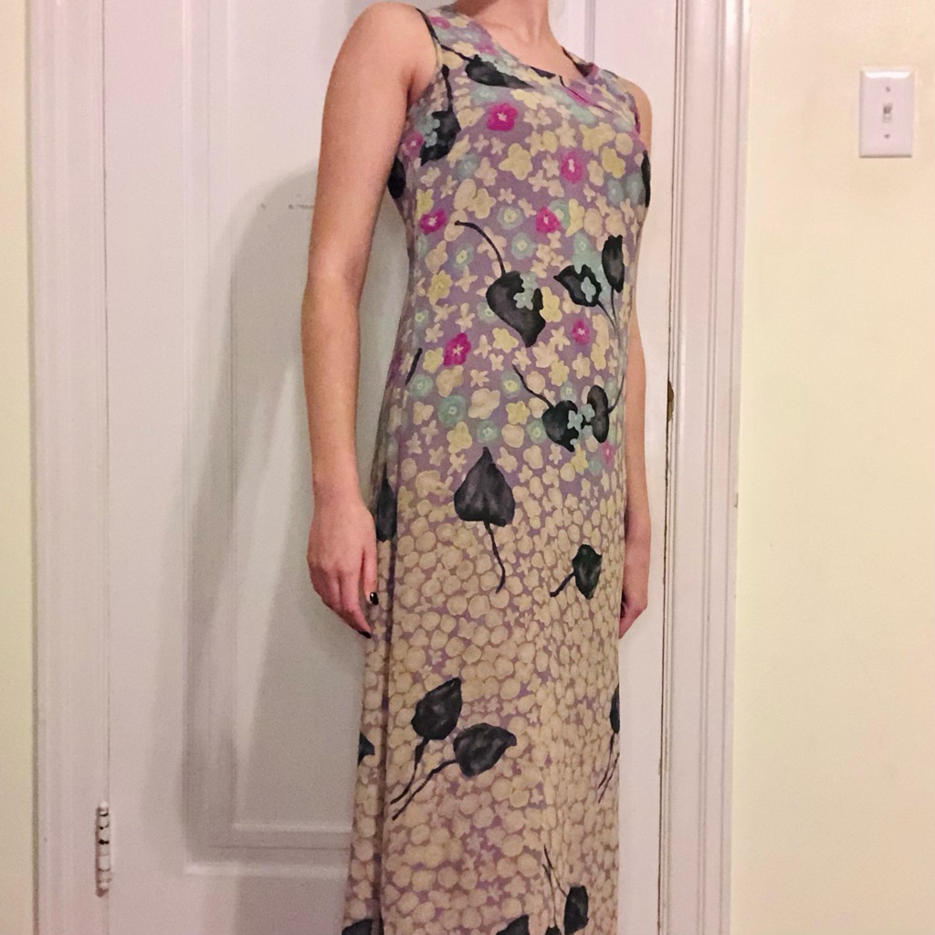 Sigrid Olsen Floral Maxi Dress Colorful